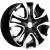 Khomen KHW 1503 6x15 4*100 ET40 DIA60.1 Black Литой