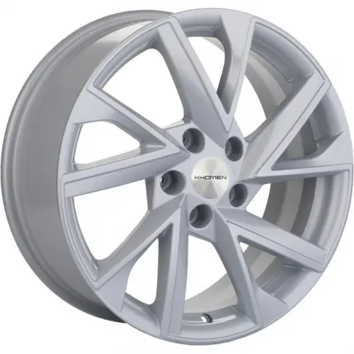Диски  Khomen KHW 1714 7x17 5*112 ET45 DIA57.1 F-Silver Литой купить 