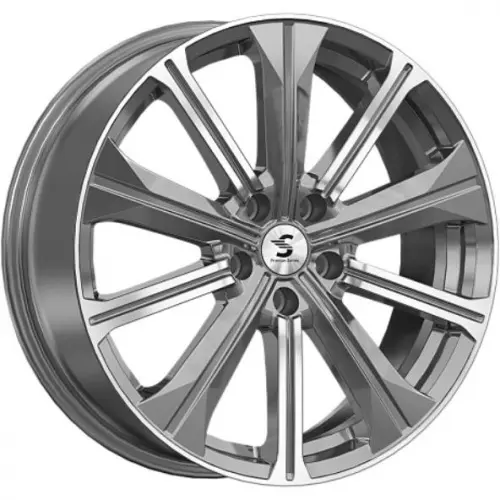 Диски  Скад КР013 7x19 5*108 ET45 DIA60.1 Diamond gloss graphite Литой купить 