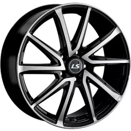 Диски  LS 1290 7x17 5*100 ET55 DIA56.1 BKF Литой купить 