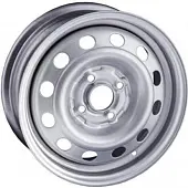 Диски Trebl 6555 5.5x14 4*114.3 ET44 DIA56.6 Silver Штампованный