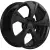 Диски  Khomen KHW 1724 7x17 5*114.3 ET45 DIA66.1 Black Литой купить 