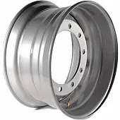 Диски Asterro 10/285.75/220/120 11.75x22.5 10*285.75 ET120 DIA220 Silver Штампованный