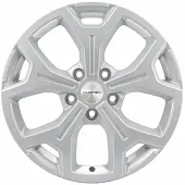 Диски Khomen KHW 1710 6.5x17 5*120 ET60 DIA65.1 F-Silver Литой