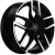 Диски  Khomen KHW 1708 6.5x17 5*108 ET43 DIA65.1 Black-FP Литой купить 