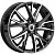 Диски K&K Кайлас 6.5x18 5*108 ET33 DIA60.1 Алмаз черный Литой