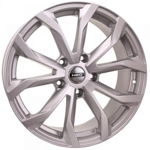 Диски  Neo 808 8x18 5*112 ET39 DIA66.6 Silver Литой купить 