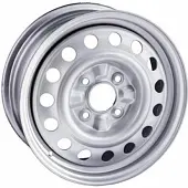 Диски Trebl 4700T 5.5x13 4*100 ET38 DIA57.1 Silver Штампованный