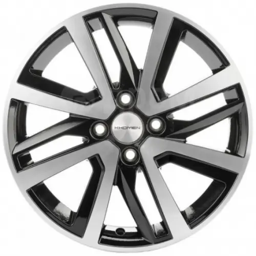 Диски  Khomen KHW 1609 6x16 4*100 ET48 DIA54.1 Black-FP Литой купить 