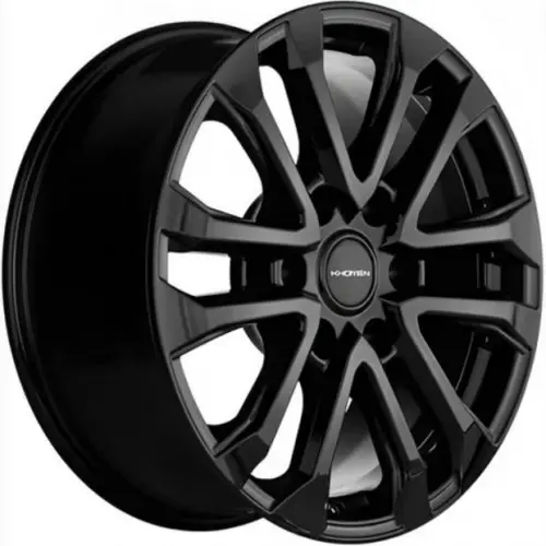 Диски  Khomen KHW 1805 7.5x18 6*139.7 ET38 DIA100.1 Black Литой купить 