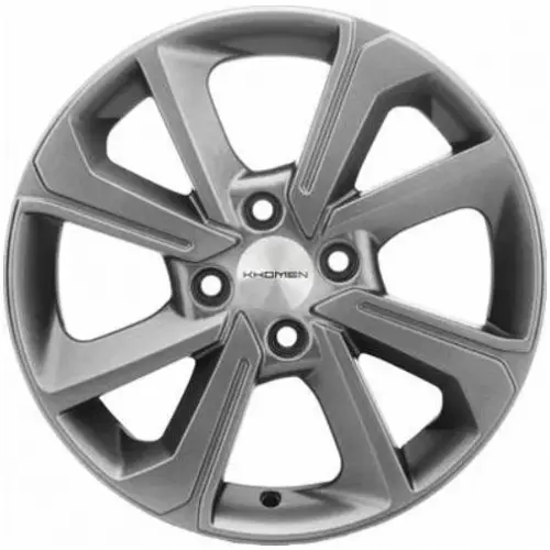 Диски  Khomen KHW 1501 6x15 4*100 ET37 DIA60.1 G-Silver Литой купить 
