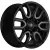 Диски  Khomen KHW 1723 8x17 6*139.7 ET36 DIA100.1 Black Литой купить 