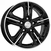 Диски K&K Trinity 6x15 5*112 ET47 DIA57.1 Черный Матовый Литой
