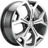Диски Khomen KHW 1710 6.5x17 5*120 ET55 DIA65.1 Gray-FP Литой