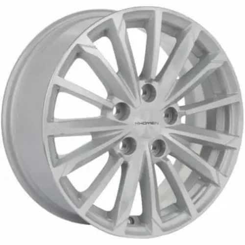 Диски  Khomen KHW 1611 6.5x16 5*114.3 ET50 DIA66.1 F-Silver Литой купить 