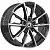 Диски K&K Меренге 7.5x17 5*110 ET38 DIA67.1 Алмаз черный Литой