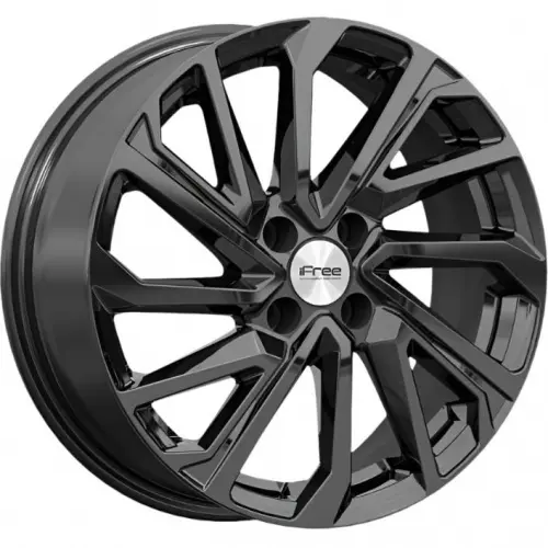 Диски  iFree Неом 6.5x16 4*100 ET37 DIA60.1 BK Литой купить 