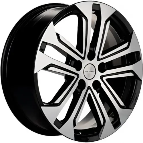 Диски  Khomen KHW 1803 7x18 5*114.3 ET48.5 DIA67.1 Black-FP Литой купить 