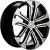 Диски  Khomen KHW 1803 7x18 5*114.3 ET48.5 DIA67.1 Black-FP Литой купить 