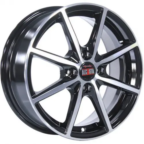 Диски  Alcasta M63 6x15 4*100 ET46 DIA54.1 BKF Литой купить 