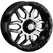 Диски LS 1285 9x20 6*139.7 ET20 DIA106.1 BKF Литой