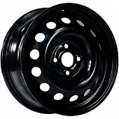 Диски Trebl X40915 P 6x15 4*100 ET40 DIA60.1 Black Штампованный