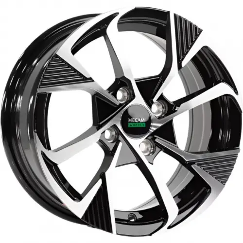Диски  Megami MGM-23 6x14 4*100 ET35 DIA73.1 BKF Литой купить 