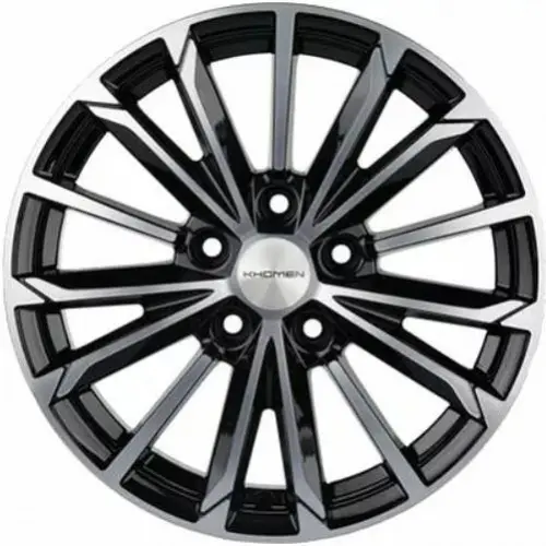 Диски  Khomen KHW 1611 6.5x16 5*114.3 ET47.5 DIA67.1 Black-FP Литой купить 
