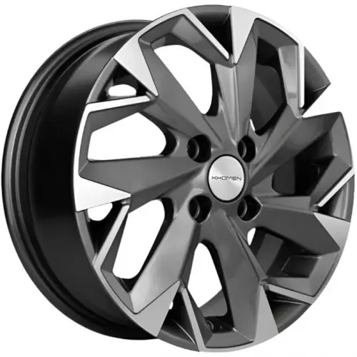 Диски  Khomen KHW 1508 6x15 4*100 ET45 DIA56.6 Gray-FP Литой купить 