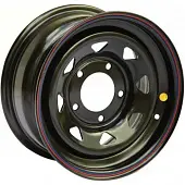 Диски Off Road Wheels Niva 6.5x15 5*139.7 ET35 DIA98 Black Штампованный