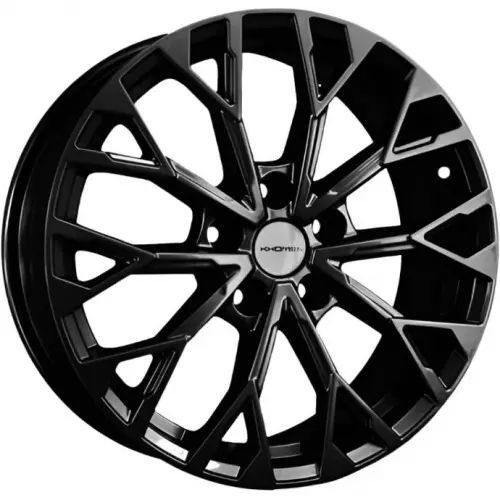 Диски  Khomen KHW 1718 7x17 5*114.3 ET47 DIA66.1 Black Литой купить 
