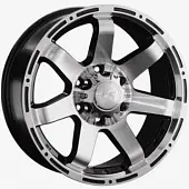 Диски LS 1289 7.5x17 6*139.7 ET25 DIA106.1 BKL Литой
