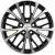 Диски  Khomen KHW 1705 7x17 5*114.3 ET50 DIA67.1 Black-FP Литой купить 