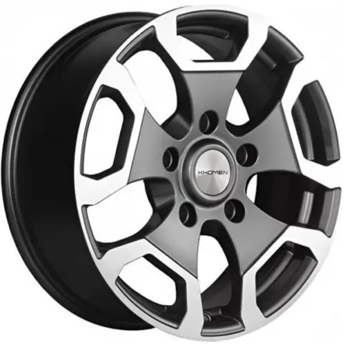 Диски  Khomen KHW 1725 6.5x17 5*139.7 ET35 DIA98.5 Gray-FP Литой купить 