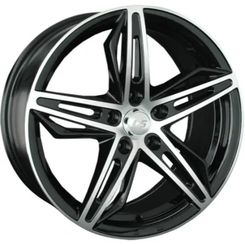 Диски  LS 756 7.5x17 5*114.3 ET45 DIA73.1 BKF Литой купить 