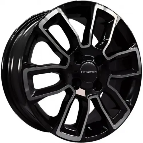 Khomen KHW 1406 5.5x14 4*100 ET43 DIA60.1 Black Литой