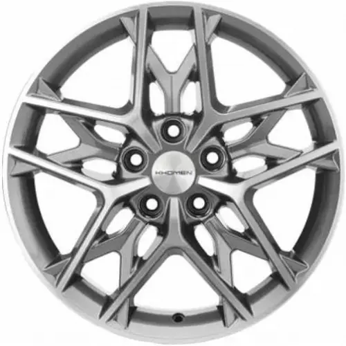 Диски  Khomen KHW 1709 7x17 5*110 ET45 DIA67.1 Gray Литой купить 