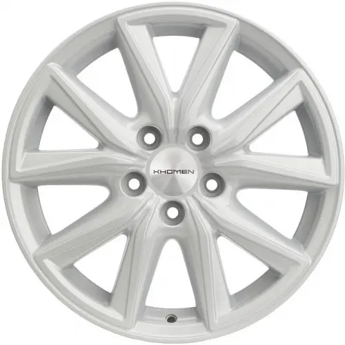 Диски  Khomen KHW 1706 7x17 5*114.3 ET39 DIA60.1 F-Silver Литой купить 