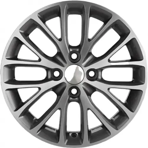 Диски  Khomen KHW 1506 6x15 4*100 ET46 DIA54.1 Gray-FP Литой купить 