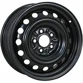 Диски Trebl X40017 7x17 5*105 ET42 DIA56.6 Black Штампованный