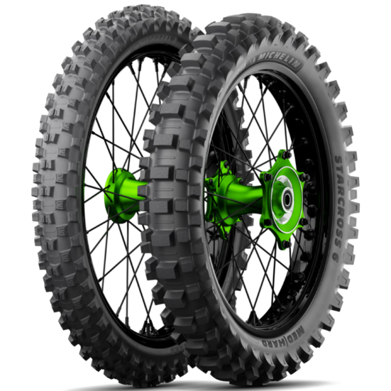 Мотошины Michelin Starcross 6 MEDIUM HARD NHS 100/90 R19 57M Задняя Кросс