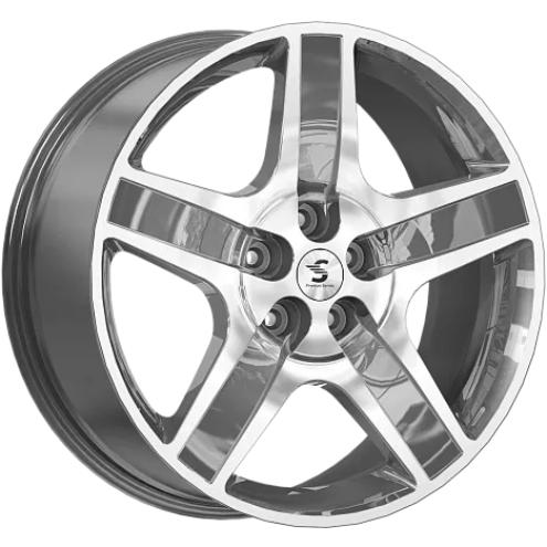 Диски K&K KP008 8.5x20 5*108 ET40 DIA63.3 Diamond gloss graphite Литой