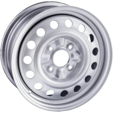 Диски Trebl 6565 P 5.5x14 4*100 ET45 DIA56.6 Silver Штампованный