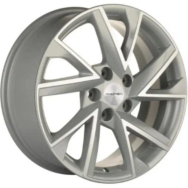 Диски Khomen KHW 1724 7x17 5*114.3 ET50 DIA67.1 F-Silver-FP Литой