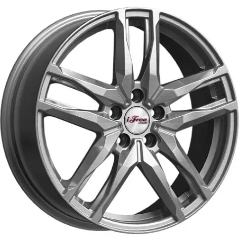 Диски iFree Бомбей 6.5x18 5*108 ET43 DIA65.1 Блэк Платинум Литой