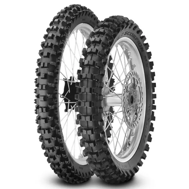 Летние мотошины Pirelli Scorpion XC Mid Soft NHS 110/100 R18 64M Задняя Эндуро