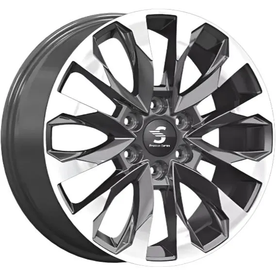 Диски K&K КР007 8x20 6*139.7 ET38 DIA67.1 Алмаз графит Литой