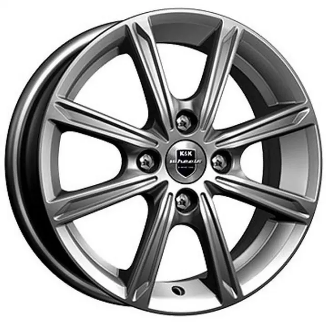 Диски K&K Флэш 5x13 4*100 ET45 DIA67.1 Дарк платинум Литой