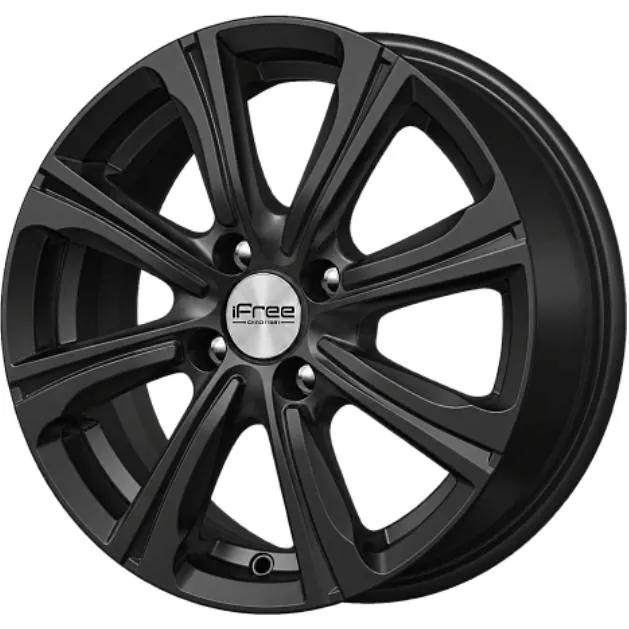 Диски iFree Апероль 6x15 4*100 ET40 DIA67.1 Блэк мэт Литой