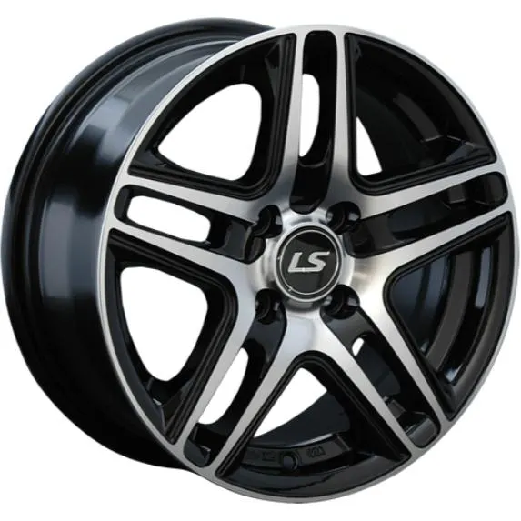 Диски LS 802 6.5x15 4*98 ET32 DIA58.6 BKF Литой